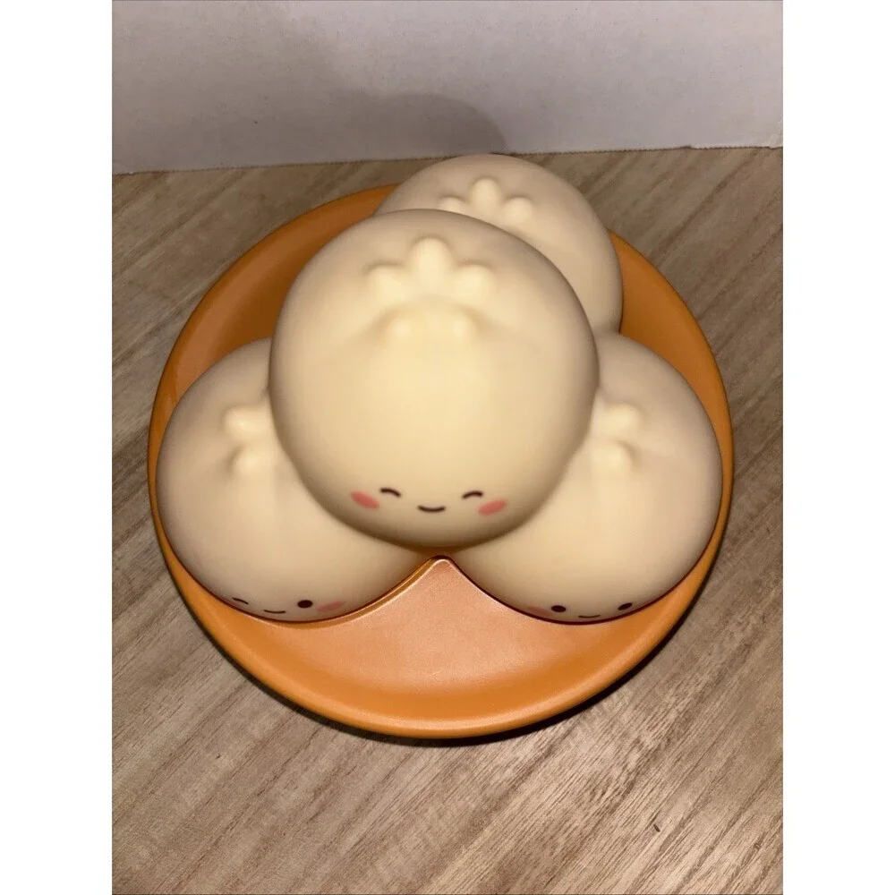 Dumpling Ambient Light, Three Bao Dumpling Light Lamp Nightlight JME & co